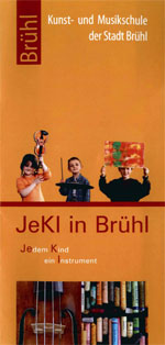 Titelseite Flyer zum Jeki-Projekt